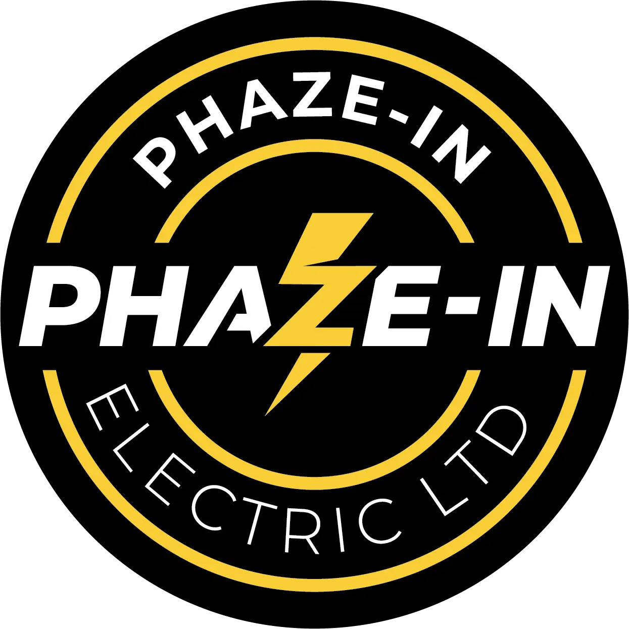 Phaze-In Electric Ltd. Logo | Licensed Electrician Toronto