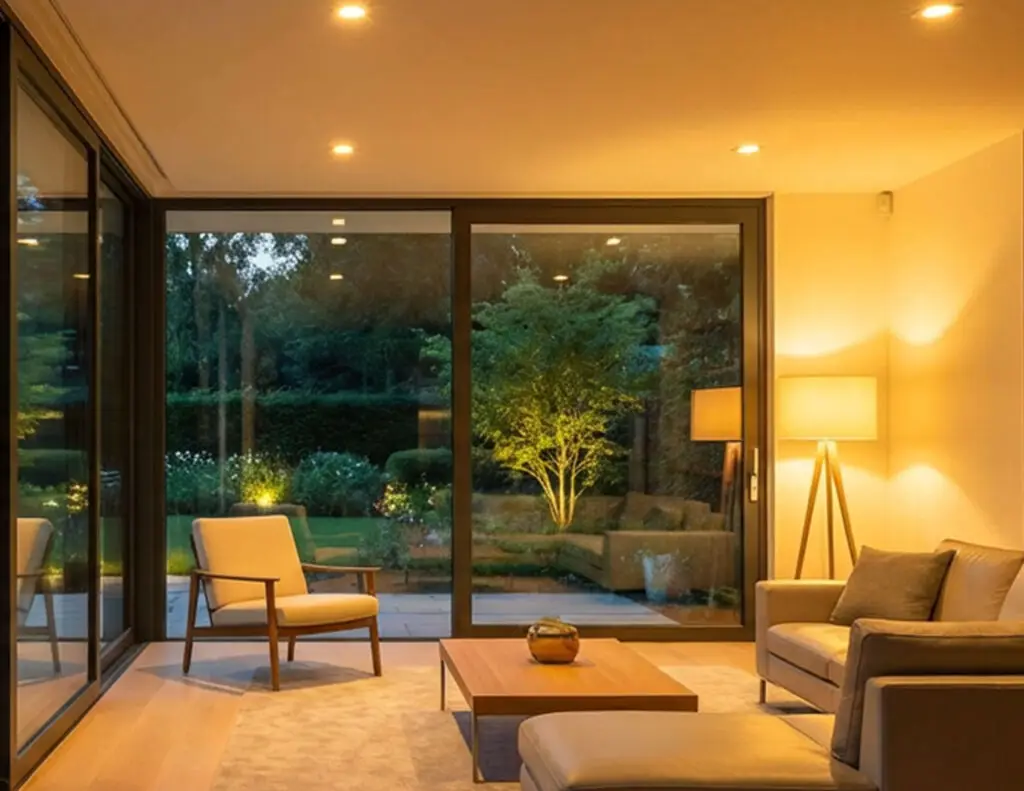Warm LED potlights and landscape lighting in modern Toronto home interior | Phaze-In Electric Ltd.
